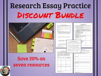 Preview of Essay Writing Practice Discount Bundle-Save 20%