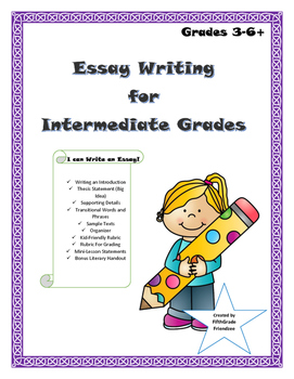 Preview of Essay Writing Prompts, Organizers, Rubrics *No Prep Printables and Mini-Lessons*