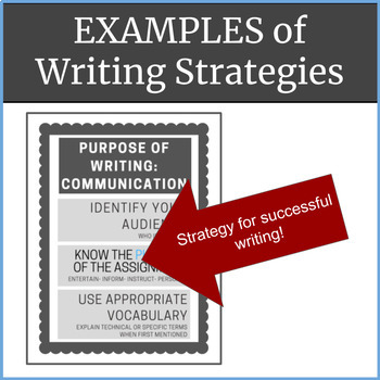 discuss briefly the essay writing strategies studied in this course