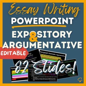 Preview of Essay Writing TACEECEEC Method (Argumentative + Expository Writing) EDITABLE
