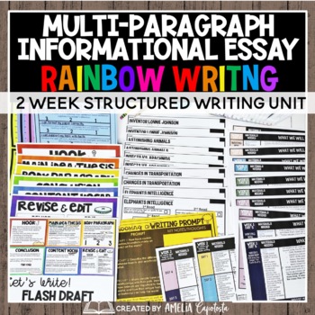 Preview of Essay Writing: Teach your students to write a multi-paragraph essay