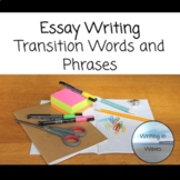 Essay Writing Transition Words and Phrases