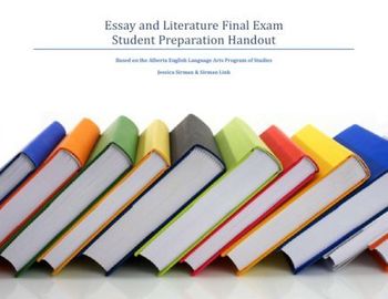 Preview of Essay and Literature Final Exam Review Student Handout