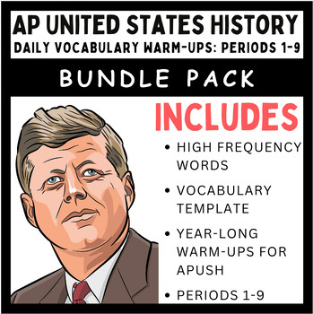 Preview of Essential AP United States History Vocabulary: Daily Warm-Ups