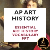 Essential Art History Vocabulary PPT