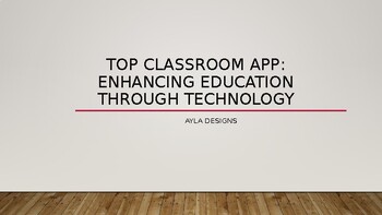 Preview of Essential Classroom Apps: Engaging Students in the Digital Age