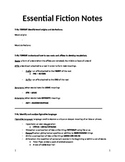 Essential Fiction & Non-Fiction Notes (with standards)