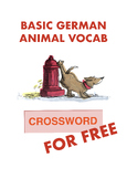 Essential German Animal Terminology | Crossword Puzzle for