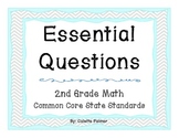 Essential Question Posters - 2nd Grade Math Common Core St