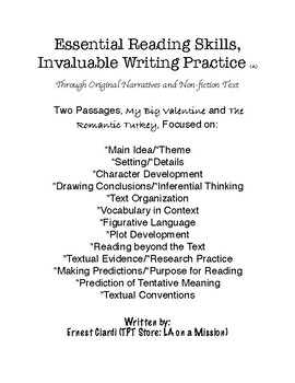 Preview of Essential Reading Skills and invaluable Writing Practice (A)