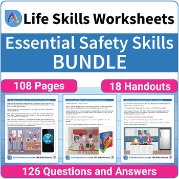 Preview of Essential Safety Skills Bundle for Middle and High School Special Education