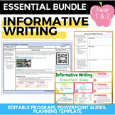 Essential Year 1 and 2 Informative Writing Bundle - Animal