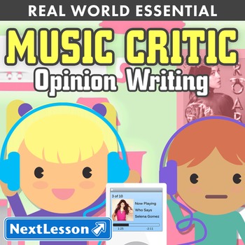 Preview of G2 Opinion Writing - ‘Music Critic’ Essentials