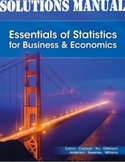 Essentials of Statistics for Business and Economics, 10th 