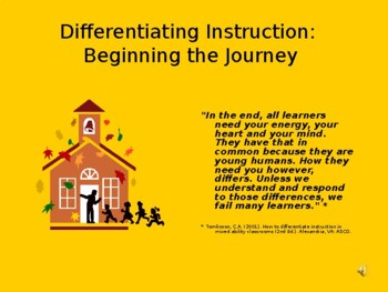 Preview of Essentials of differentiation instruction
