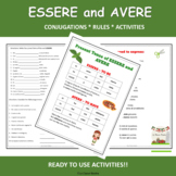 Essere and Avere Activities