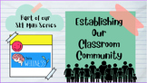 Establishing our Classroom Connections Mini-SEL Morning Me