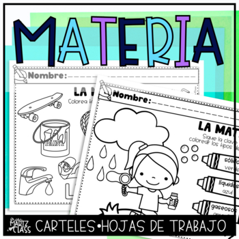 Preview of Estados de la materia | States of Matter SPANISH