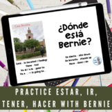 Estar and Ir Practice | Google Slides | Bernie Meme Theme FREEBIE