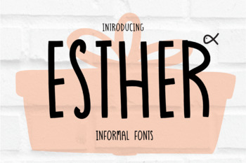 Esther - Font by Esther Design Font | TPT