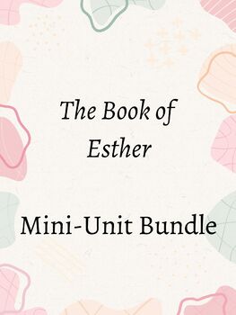 Preview of Esther as Literature: Mini-Unit Bundle