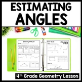 Estimating Angles in Degrees 4th Grade Geometry Review, Id