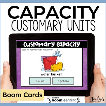 Preview of Estimating Customary Capacity Boom Cards