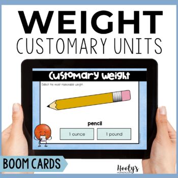 Preview of Estimating Customary Weight Boom Cards