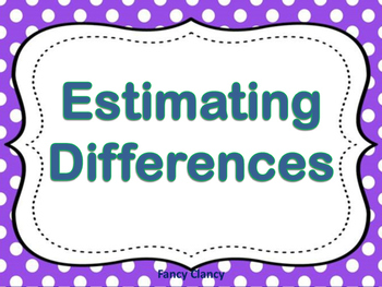 Preview of Estimating Differences PowerPoint Pearson 2-8