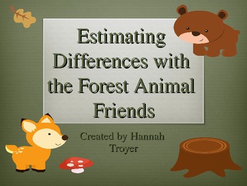 Preview of Estimating Differences with the Forest Animal Friends