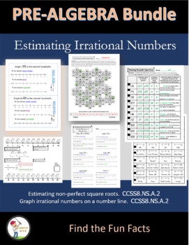 Preview of Estimating Irrational Numbers Bundle (Including Non-perfect Square Roots)