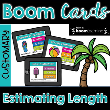 Preview of Estimating Measurements BOOM Cards | Distance Learning