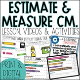 Estimating & Measuring CENTIMETERS Activities | Lesson Pla