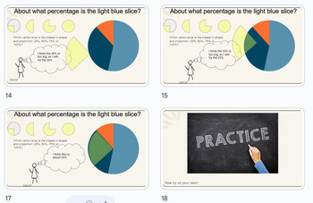 Preview of Estimating Percentages 2: Circle Graphs