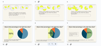 Preview of Estimating Percentages 2: Circle Graphs POWERPOINT