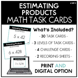 4.NBT.5: Estimating Products Task Cards