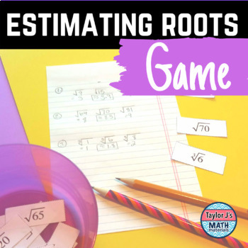 Preview of Estimating Square Roots and Cube Roots Activity