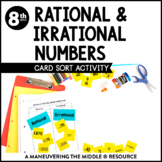 Rational and Irrational Numbers Activity | Real Numbers Ac