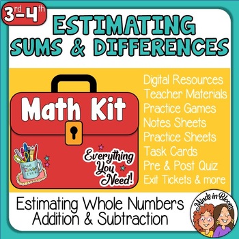 Preview of Estimating Sums and Differences Rounding Practice with Estimation Worksheets