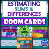 Estimating Sums and Differences Boom Cards