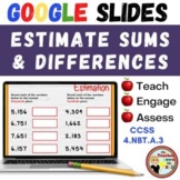 Estimating Sums and Differences GOOGLE Slides - Digital Activity