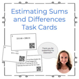 Estimating Sums and Differences QR Code Task Cards