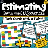 Estimating Sums and Differences Task Card Board Game