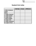 Estimating and Measuring Standard Inches