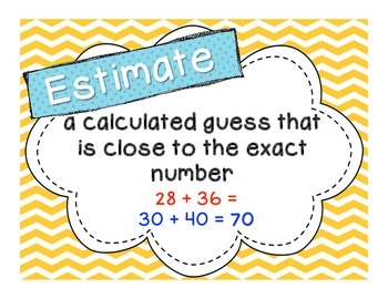 estimate math
