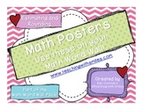 Estimating and Rounding Math Word Wall Posters