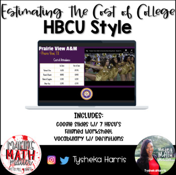 Preview of Estimating the Cost of College: HBCU Style