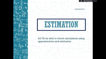 Preview of Estimation