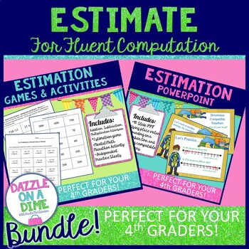 Preview of Estimation 4th Grade Bundle