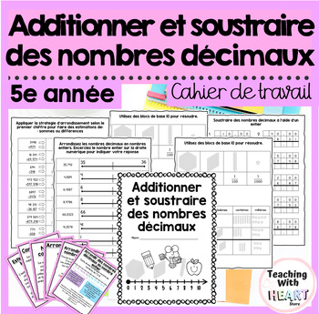 Preview of Estimation | Additionner et soustraire des nombres décimaux | Elementary Math